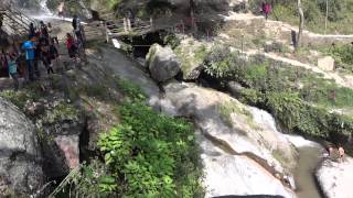 preview picture of video 'Kids Playing in Waterfall Near Phutung Village, Nepal, Pt 1'