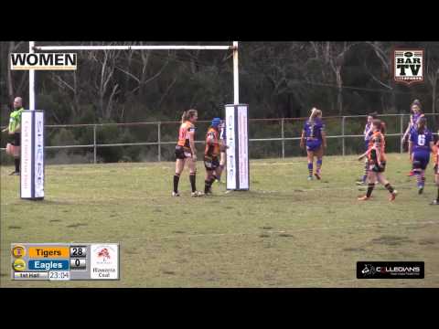 2015 ICRL Round 12 Womens in Defense League Highlights - Helensburgh Tigers v Berkeley Eagles