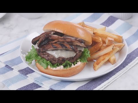 Portabella Swiss Burger Recipe