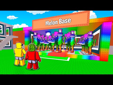 Making a RAINBOW BASE In Steal a Brainrot