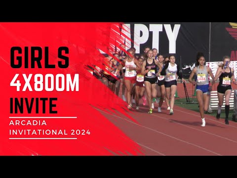 2024 TF - Arcadia Invitational - Girls 4x800M Relay Invite