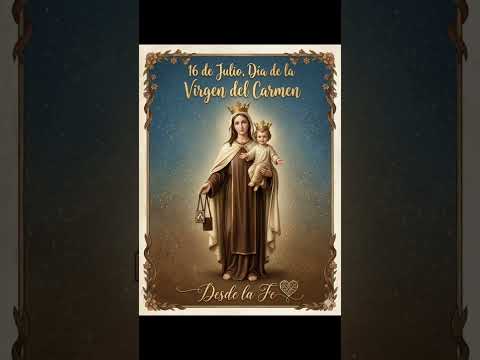 ¡Feliz día de la Virgen del Carmen! 🙏🤎 #desdelafe #fecatolica #fe #canaloraciones