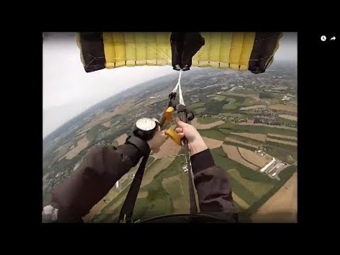 Parachute Malfunction, Line Twists, Spinning Malfunction, cut-a-way Chambersburg Skydiving cut a way