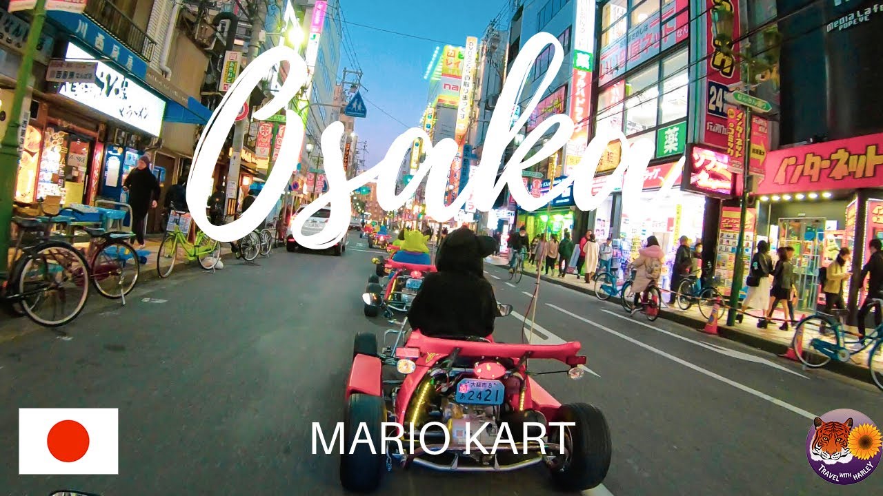Traveler experiences Osaka go karting adventure.