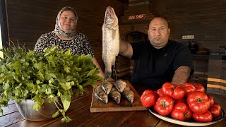 Fish recipe in Kazan in Nature  We recommend Cooking  Delicious👍