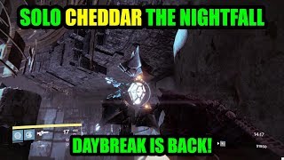 Destiny - Solo Cheddar the Nightfall! (Echo Chamber, Daybreak, Void Burn)