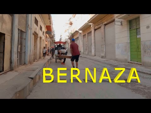 Así está la calle Bernaza en La Habana 