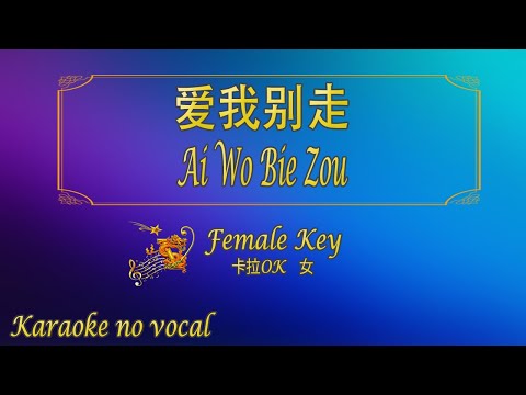 爱我别走 【卡拉OK (女)】《KTV KARAOKE》 - Ai Wo Bie Zou (Female)
