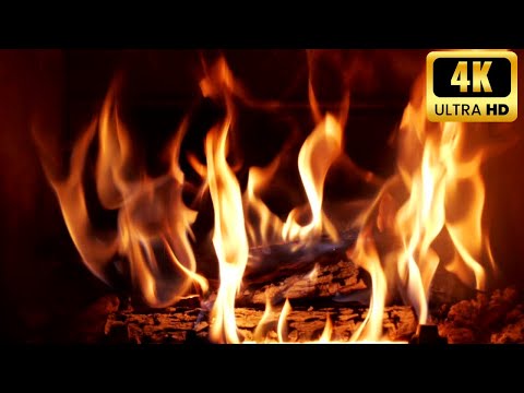 Relaxing Guitar Music with Fireplace Visuals Vol. 2 – Beautiful Guitar Sounds | 4K Fireplace
