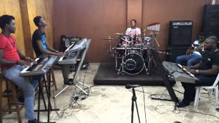 Gospel Passion Band rehearseal ''Possess the land'' by Marvin Sapp