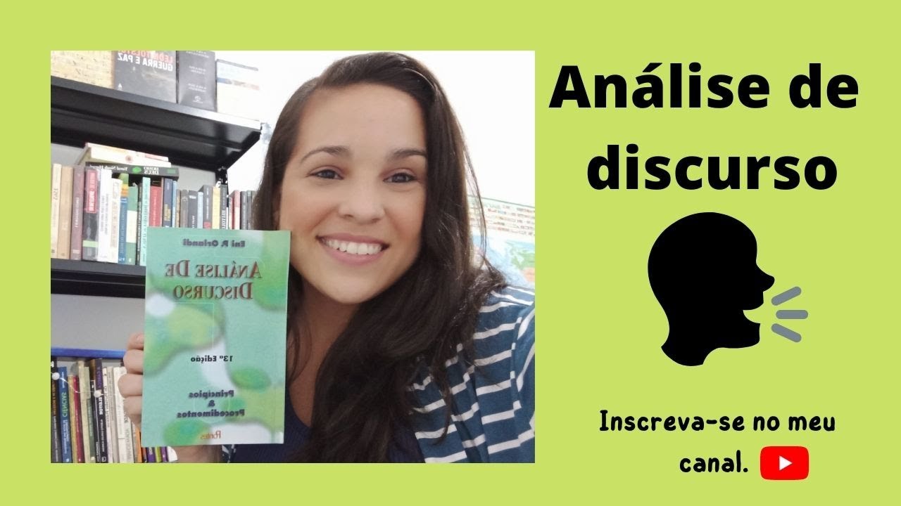 Análise de discurso é mais do que necessário.