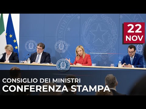 Conferenza stampa del Presidente Meloni