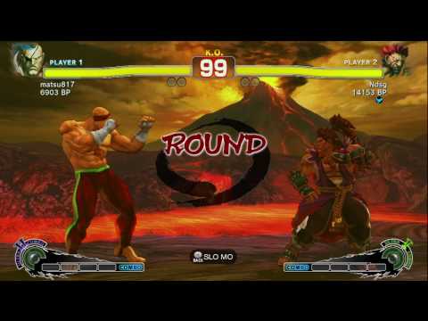 Fujino [Akuma] vs matsu817 [Sagat] SSF4 Japanese Online Ranked Matches - TRUE HIGH-DEF