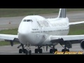 Ed Force One Avião Iron Maiden Boeing 747 428 Pouso E Decolagem Em São Paulo