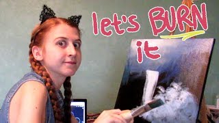 Painting along with Bob Ross Challenge