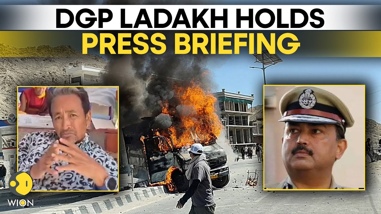 Ladakh Protest LIVE: DGP Ladakh Press Briefing on Current Situation in Leh | Sonam Wangchuck | WION