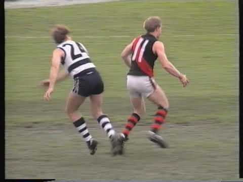 Round 21 Geelong VS Essendon 1993 Mark Mercuri Dustin Fletcher Paul Salmon