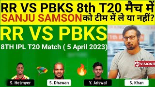 RR vs PBKS Team II RR vs PBKS Team Prediction II IPL 2023 II kxip vs rr