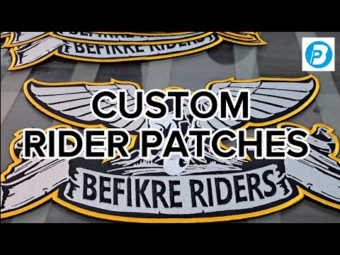 Biker jacket patches