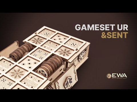 Миниатюра изображения товара Настольная игра EWA Геймсет: Ур и Сенет