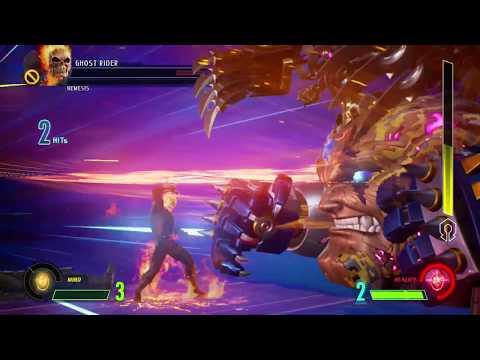 Marvel vs. Capcom Infinite: Nemesis & Ghost Rider  VS  Ultron Omega ARCADE FINAL BATTLE