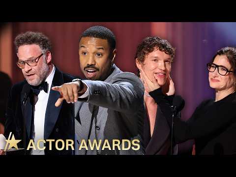 2026 Actor Awards TOP Moments: Michael B. Jordan's Win, Catherine O'Hara's Tribute & More