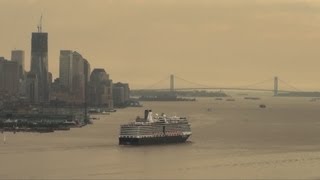 preview picture of video 'Eurodam Departs New York (September 10, 2011)'
