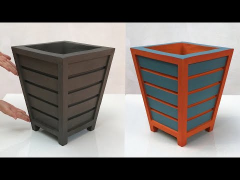 Beautiful And Easy - The Idea Of Making Beautiful Flower Pots From Cement