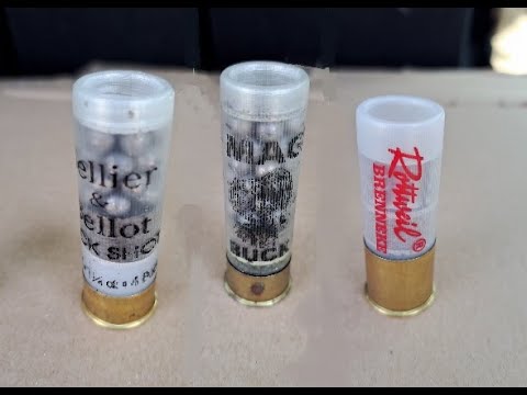 Testing buck shot, magnum buckshot and slug #video #youtube