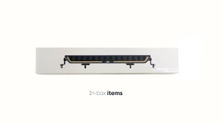 OZZ DRB1 P20" LED rampa 508mm, ECE R10, 10-32V, 9900lm, 134W, černá