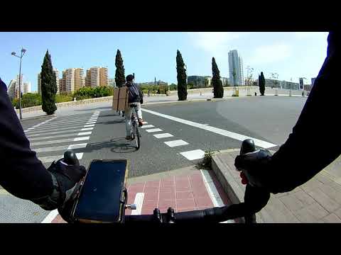 Biking to Rafelbuñol-Moncada-Massarrochos-Artes y Ciencias