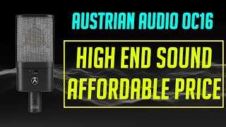 Video thumbnail for High End Microphone on a Budget: Austrian Audio OC16 by MixbusTv