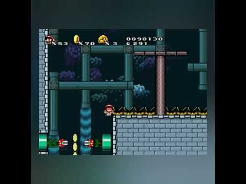 SMW Custom Music Track 400 - (New Super Mario World 2: Around The World - Player Down (Sewer))