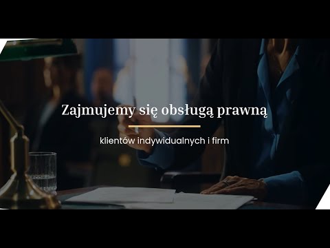 Katarzyna Karbownik Kancelaria adwokacka - video