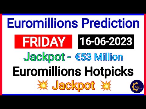 16 June Euromillions Prediction 2023 | Tonight Euromillions Prediction