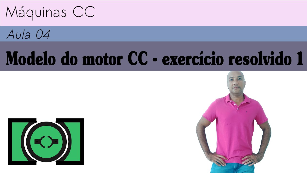 Máquinas CC A04 - Modelo do motor CC e exercício resolvido 1