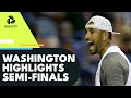 Kyrgios faces Ymer; Rublev plays Nishioka | Washington 2022 Semi-Final Highlights
