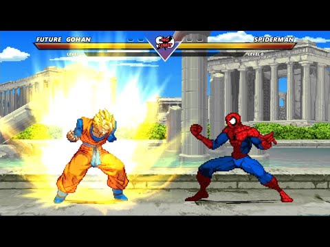 FUTURE GOHAN VS SPIDERMAN | MARVEL VS CAPCOM MUGEN | INSANELY EPIC M.U.G.E.N BATTLE.
