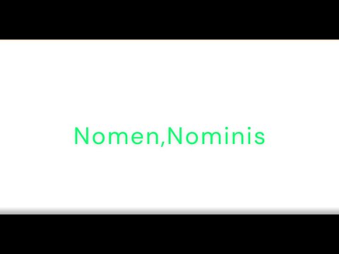 Unveiling the Secrets of Ancient Words: Episode 17 - Nomen, Nominis - #5thgrade  #usaeducation