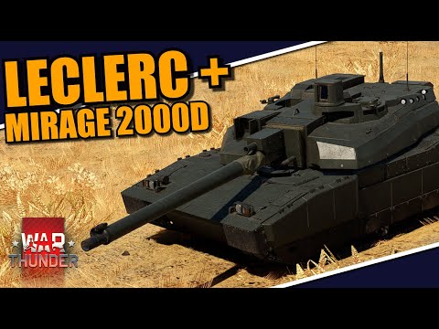 War Thunder - WHAT happens when a AIR RB PLAYER uses the TOP TIER of FRENCH TANKS? LECLERC & M2000D!