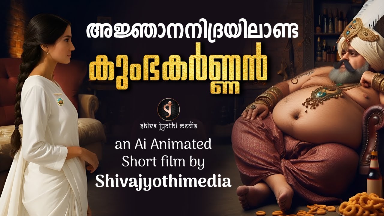 KUMBHAKARNA IN SLEEP | ANTI DRUG MESSAGE | Ai SHORTFILM | Shivajyothi Media