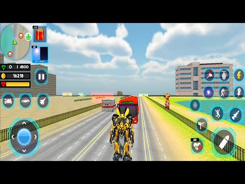Bumblebee jet robot car transformation Multiple Car Games #7 - Android Gameplay