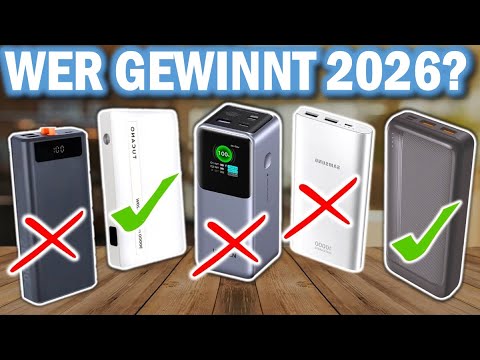 Die besten POWERBANKS 2026 | Top 5 Powerbanks für Handys