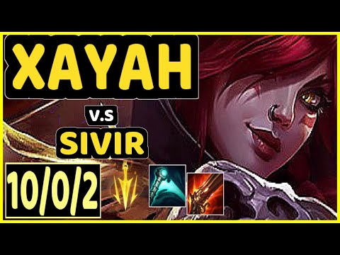 INNAXE (XAYAH) vs SIVIR - 10/0/2 KDA BOTTOM ADC CHALLENGER GAMEPLAY - EUW