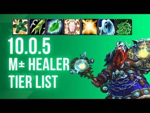 10.0.5 Mythic+ Healer Tier List [Dragonflight Season 1]