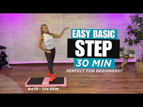 Beginner Step Aerobics Workout | Easy 30-Min Class to Burn Calories & Build Confidence