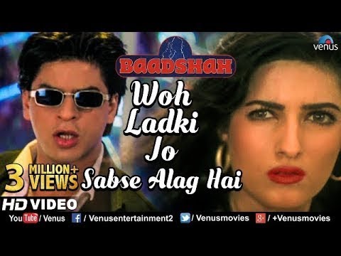 Woh Ladki Jo -HD VIDEO | Shahrukh Khan & Twinkle Khanna | Baadshah