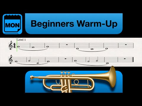 "Latin" Warm up in Style - Trumpet Play along (Monday)