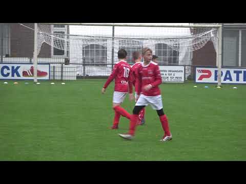 Eerste Helft Oranje-Wit JO11-1 - DOVO JO11-3