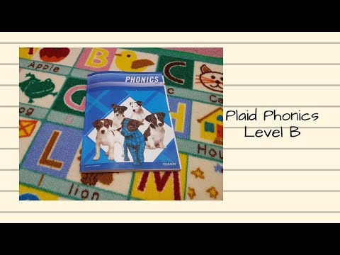 Plaid Phonics Level B- Look inside the book